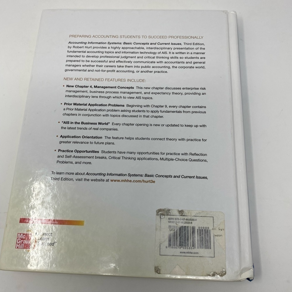 Accounting Information Systems Textbook - Picture 3 of 5